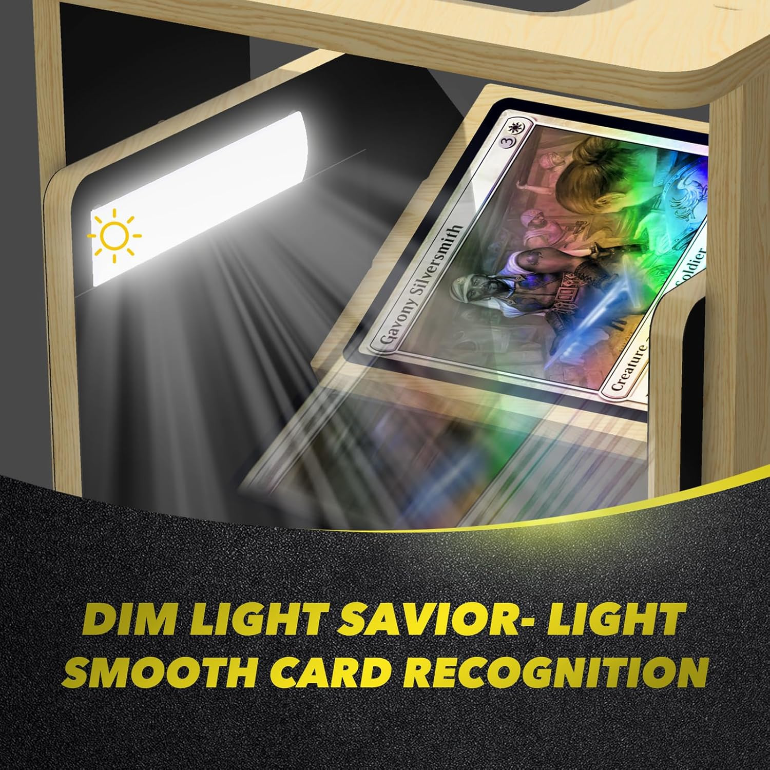 Card Scanner Stand for Trading Cards – MTG & TCG Card Scanner Stand with Light,