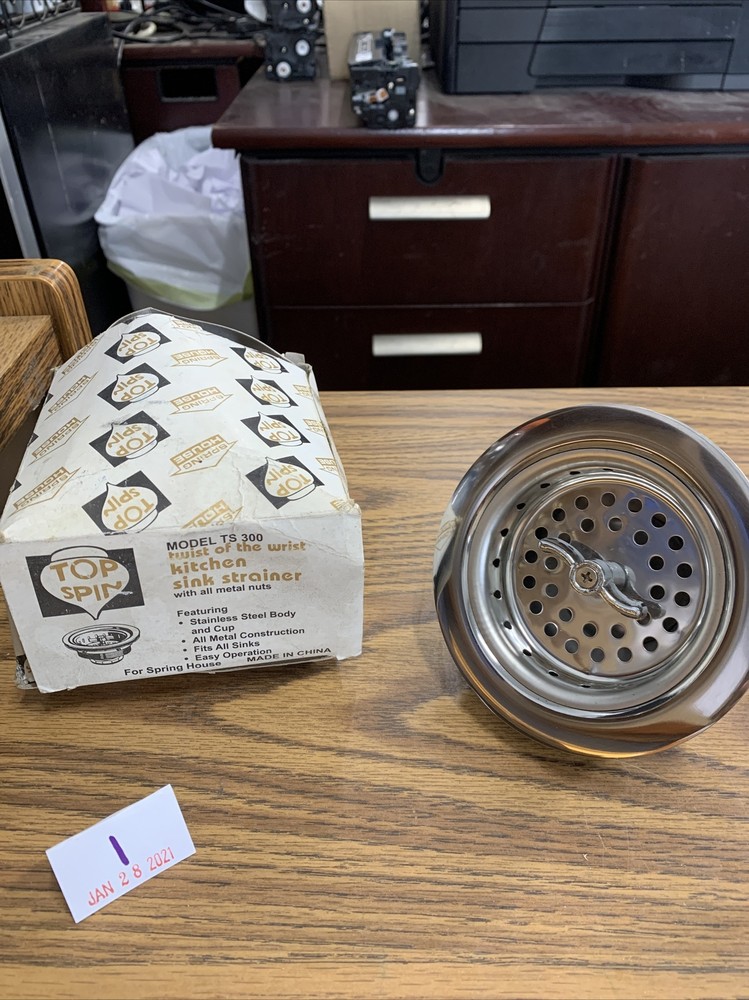 Top Spin MODEL TS 300 Kitchen Sink Strainer
