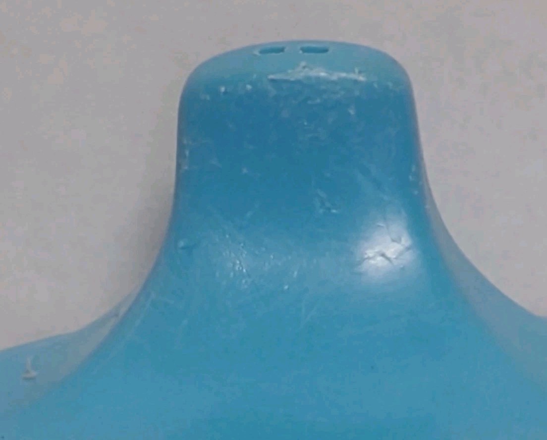 Vtg Playtex Sippy Cup Sea Fish Whale Crab Blue Lid Valve 2001 Pls Read