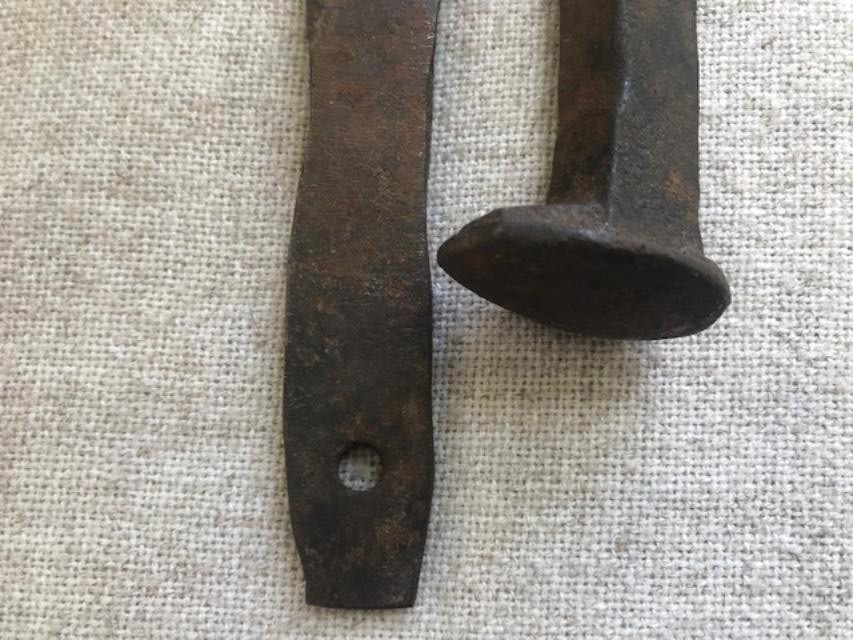 Rustic Handmade Forged Iron Door Knocker ~ 8" Heavy.