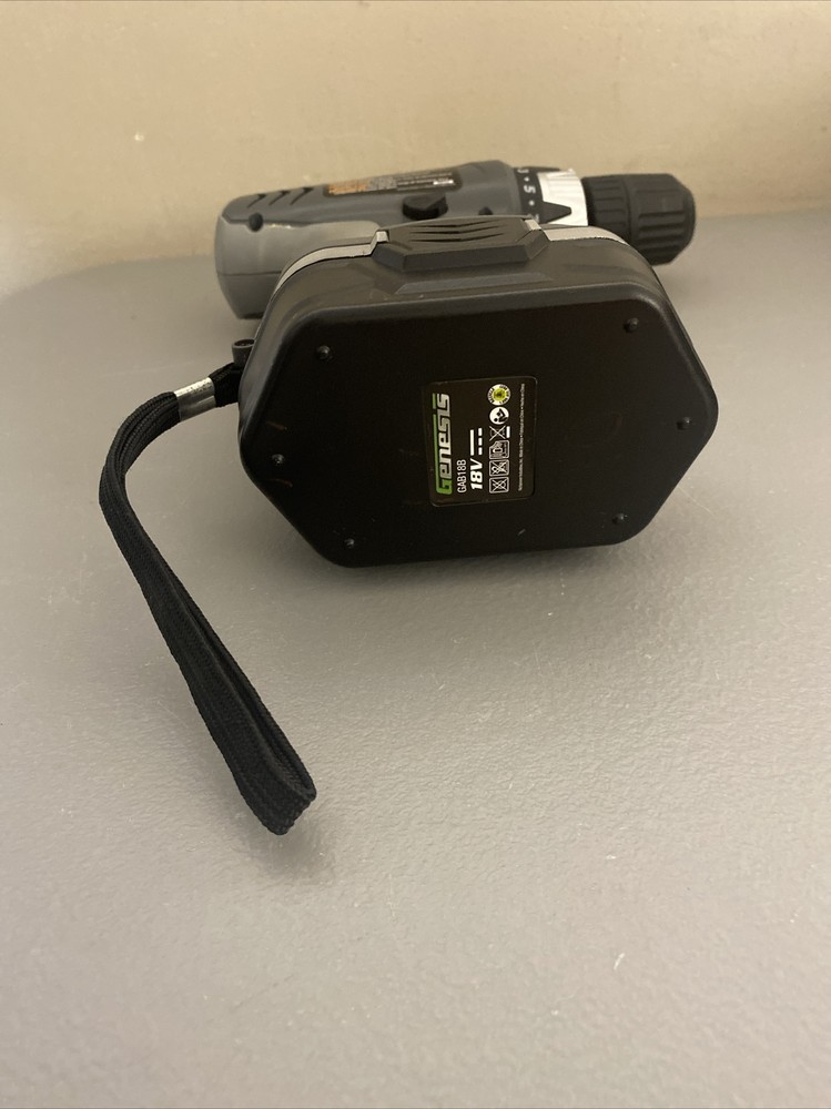 Genesis GCD18CP 18 Volt Cordless Variable Speed Drill/Driver W/ Battery