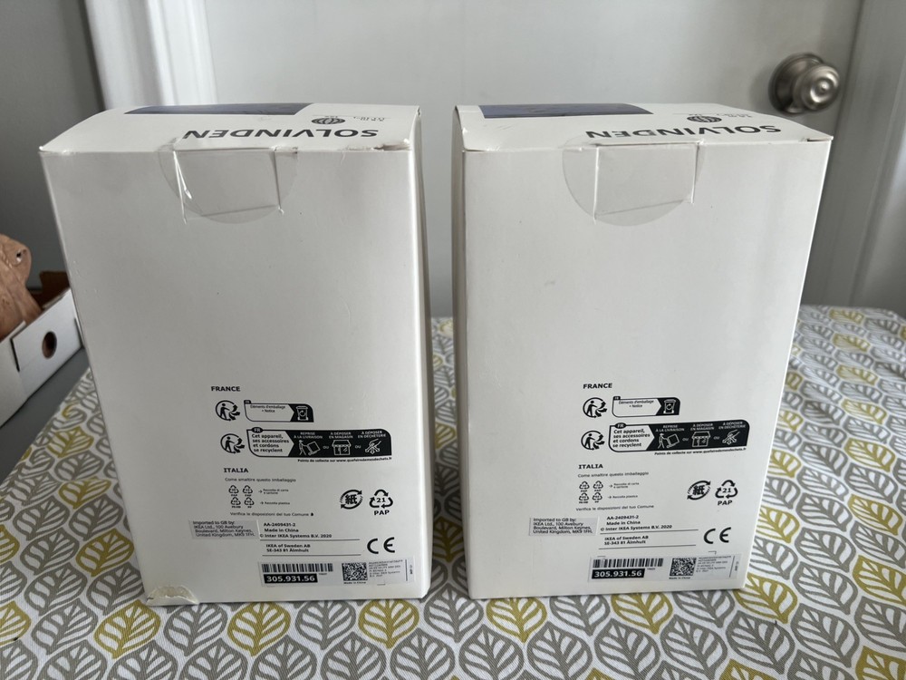Set Of 2 IKEA SOLVINDEN LED String Lights - Battery Operated
