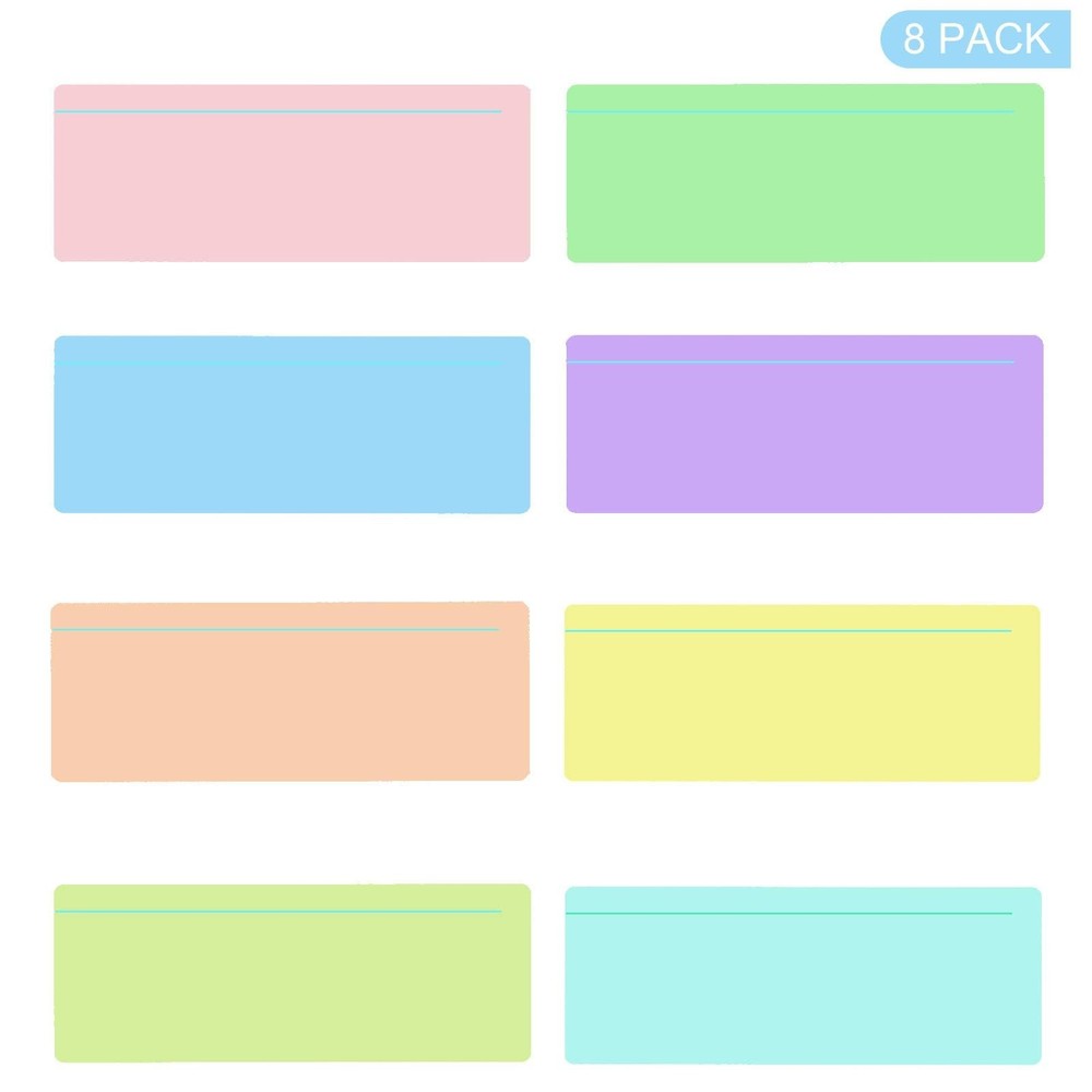 Guided Reading Strips, Tracking Rulers, Visual Stress Relief, 8 Colors