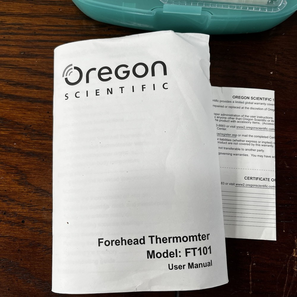 Oregon Scientific Forehead Thermometer