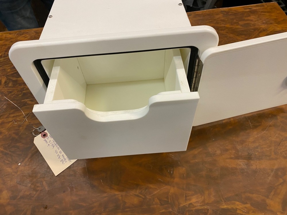 Starboard Single Drawer Unit Deep w/ locking S/S handle, overall dimensions