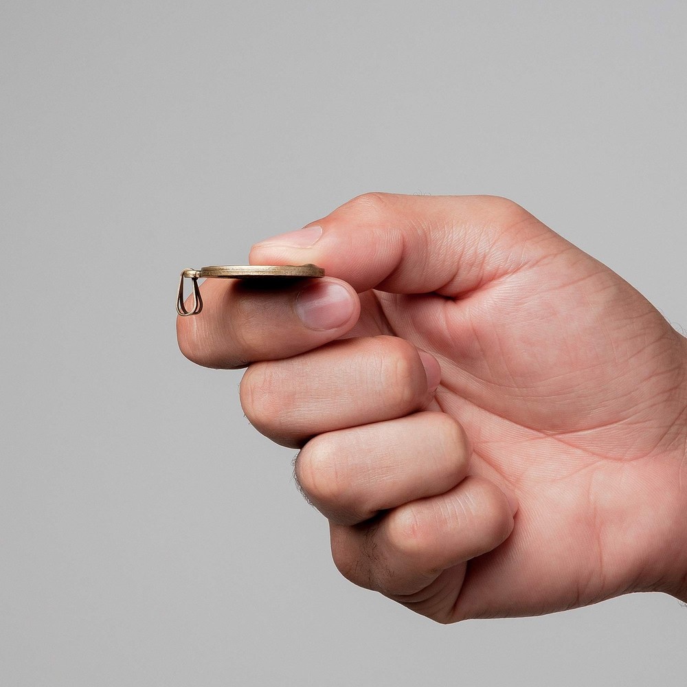 Intercession Saint Michael Medal Antique Gold