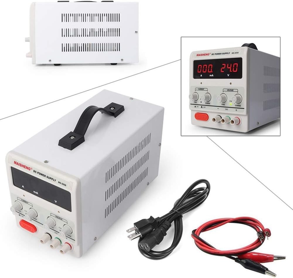 AC220V Bench Power Supply 0-60V 0-20A Adjustable DC Power Supply Variable US