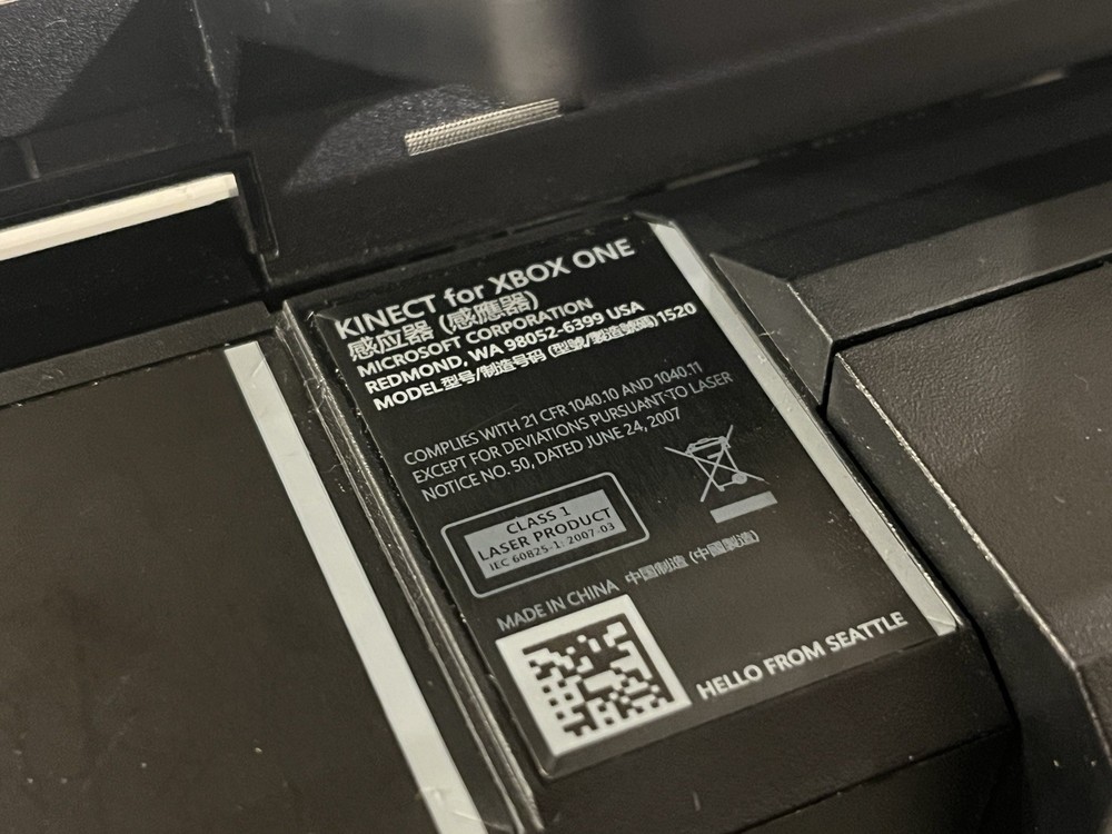 Microsoft Xbox One Kinect Camera Motion Sensor Bar Model 1520 - OEM Tested Works