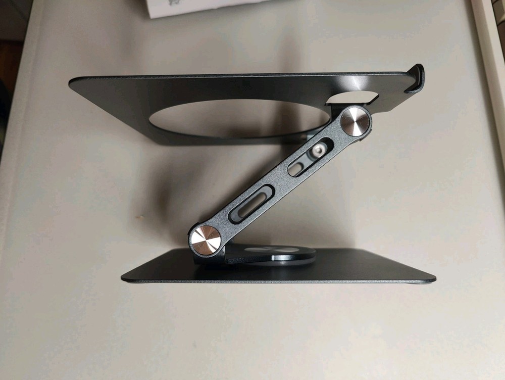Metal Tablet Computer 360 Degree Rotary Support, Grey