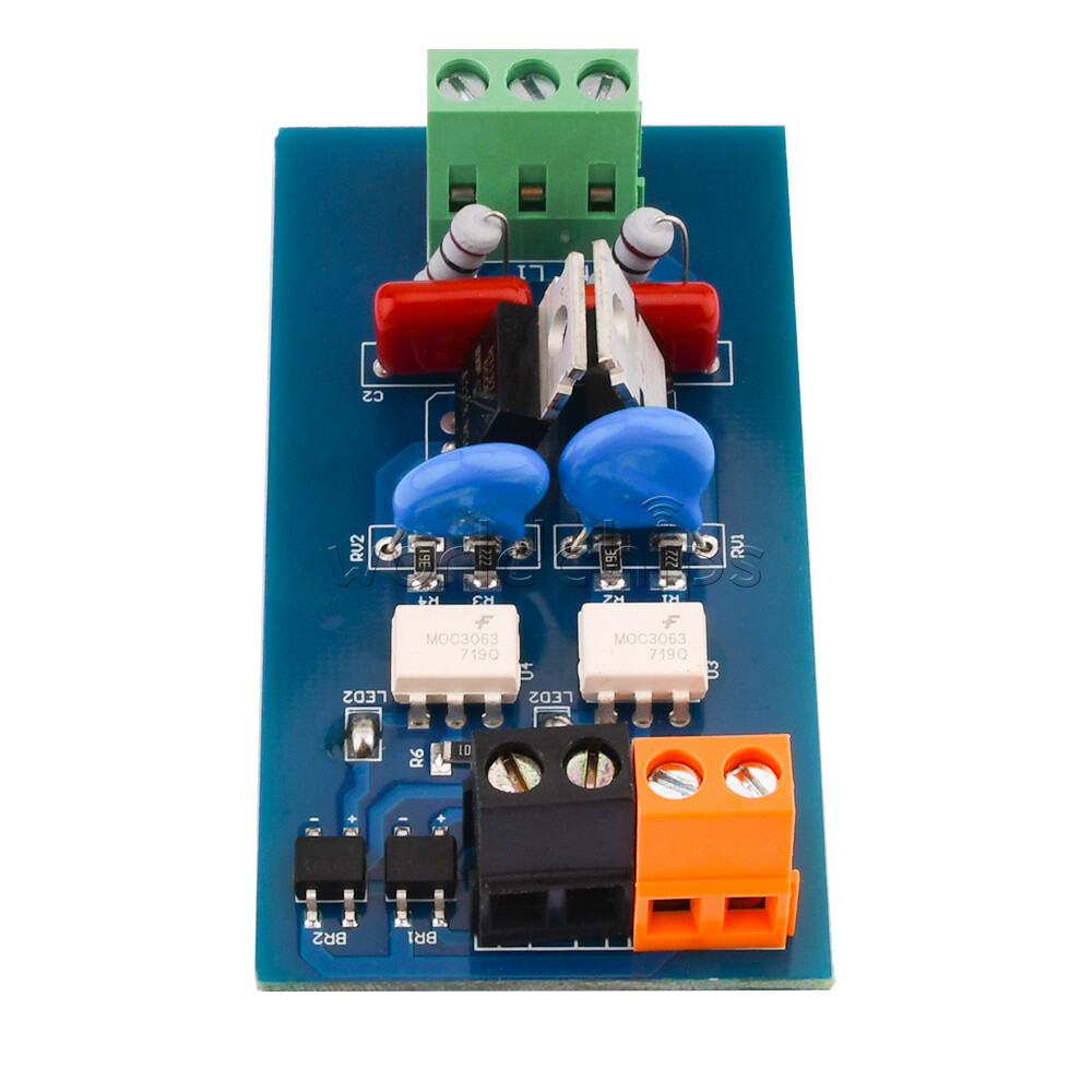 AC80-230V 2 CH Non-contact Solid State Relay Module Optoisolated PLC Amplifier