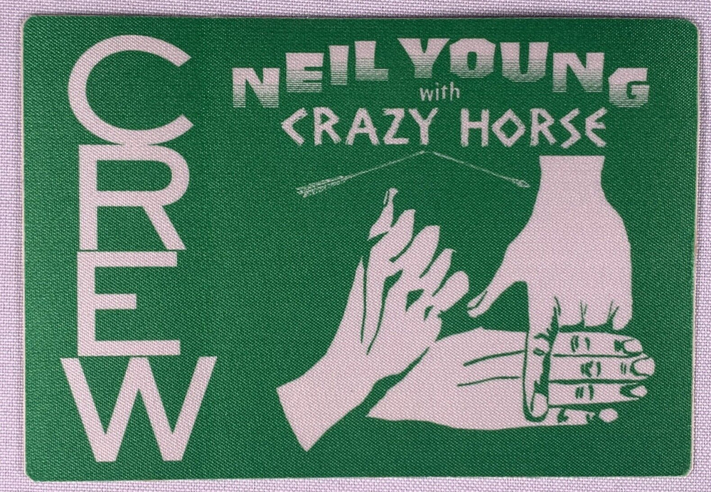 Neil Young Crazy Horse Pass Ticket Original Circa 2000's