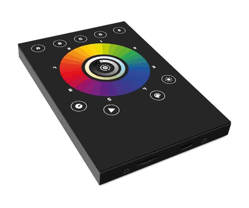 Chromateq TOUCH Ultra Thin Wall Mounted USB DMX Stand Alone Lighting Controller