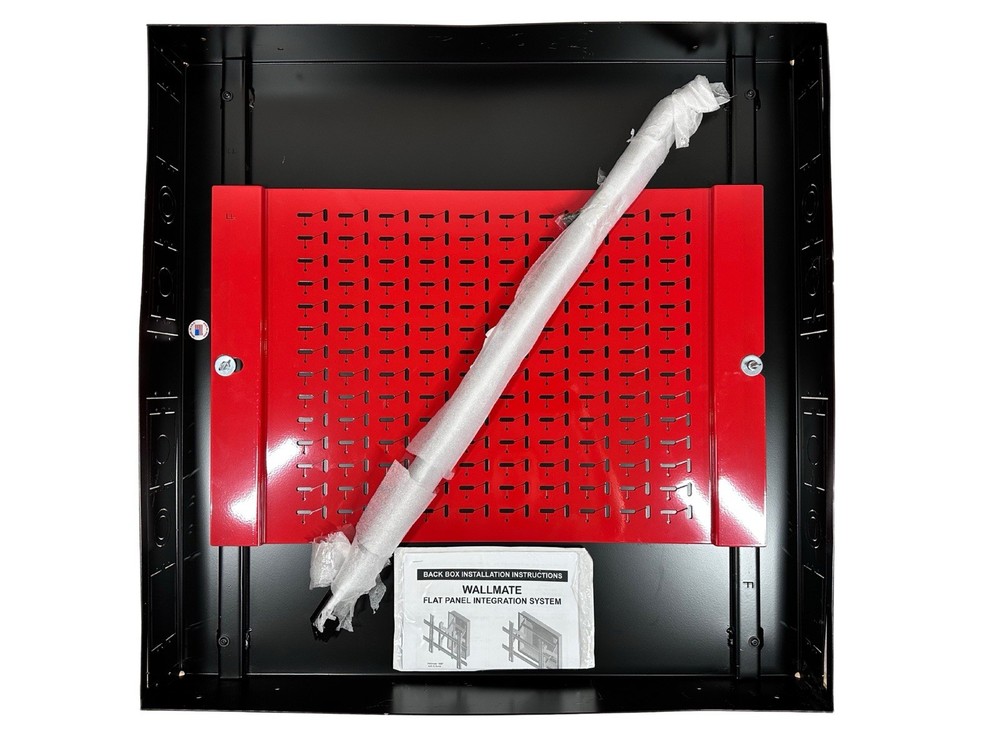 RP Visuals 32MAXB Wall Mate In-Wall Flush Panel Back Box Black - (DAMAGED AS-IS)