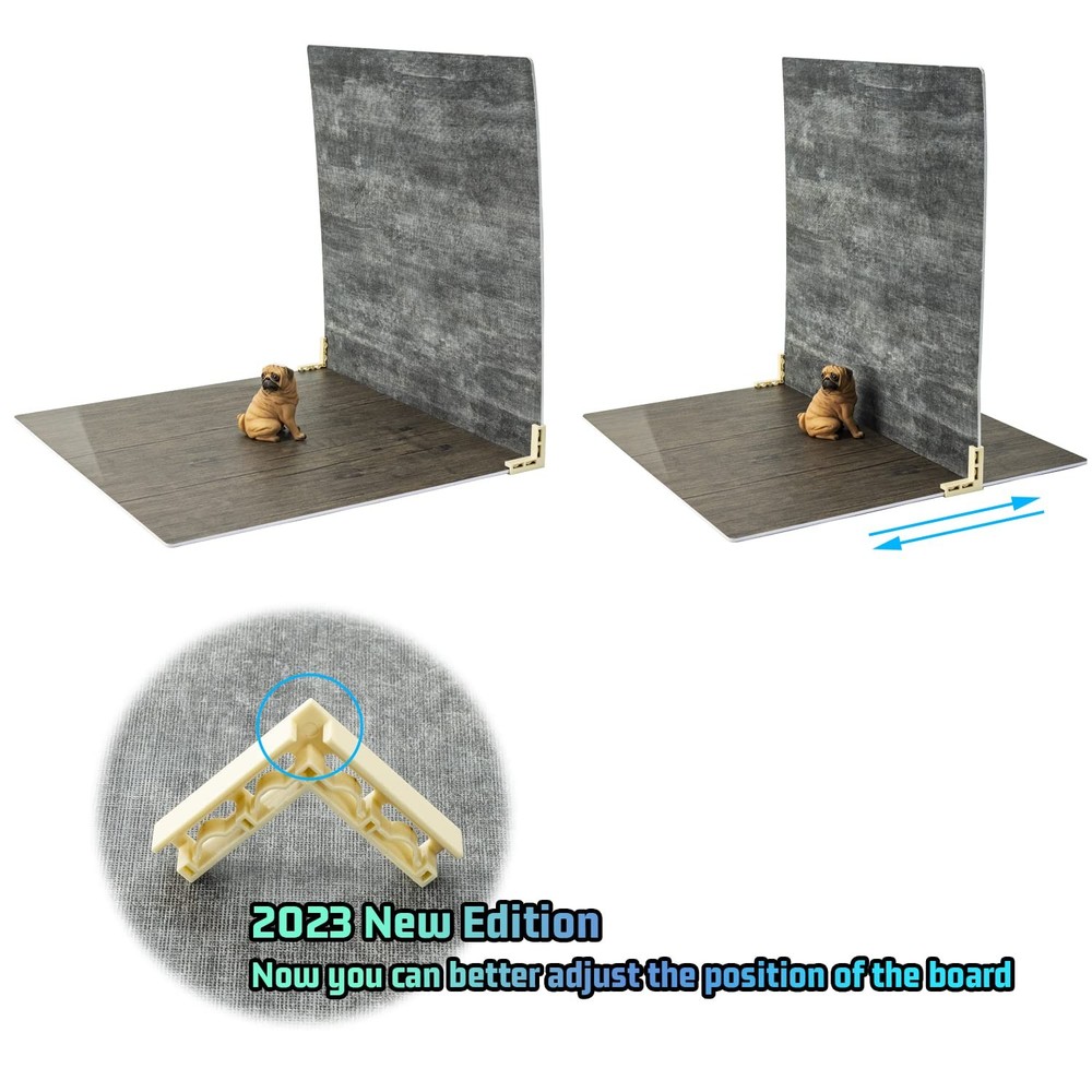 Adjustable Universal Backdrop Board Bracket Vertical L Shape Background Holde...
