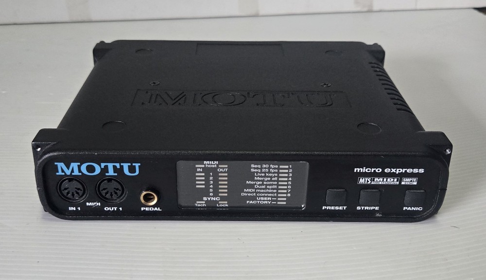 MOTU Micro Express 4x6 USB Bus-Powered MIDI Interface with SMPTE