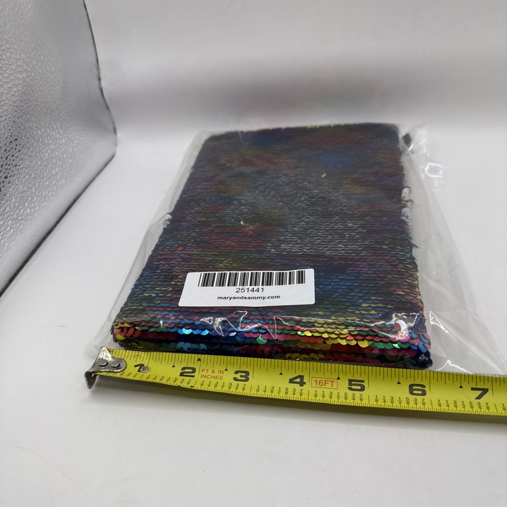 Unicorn sequin padded notebook - 8.5” x 6”
