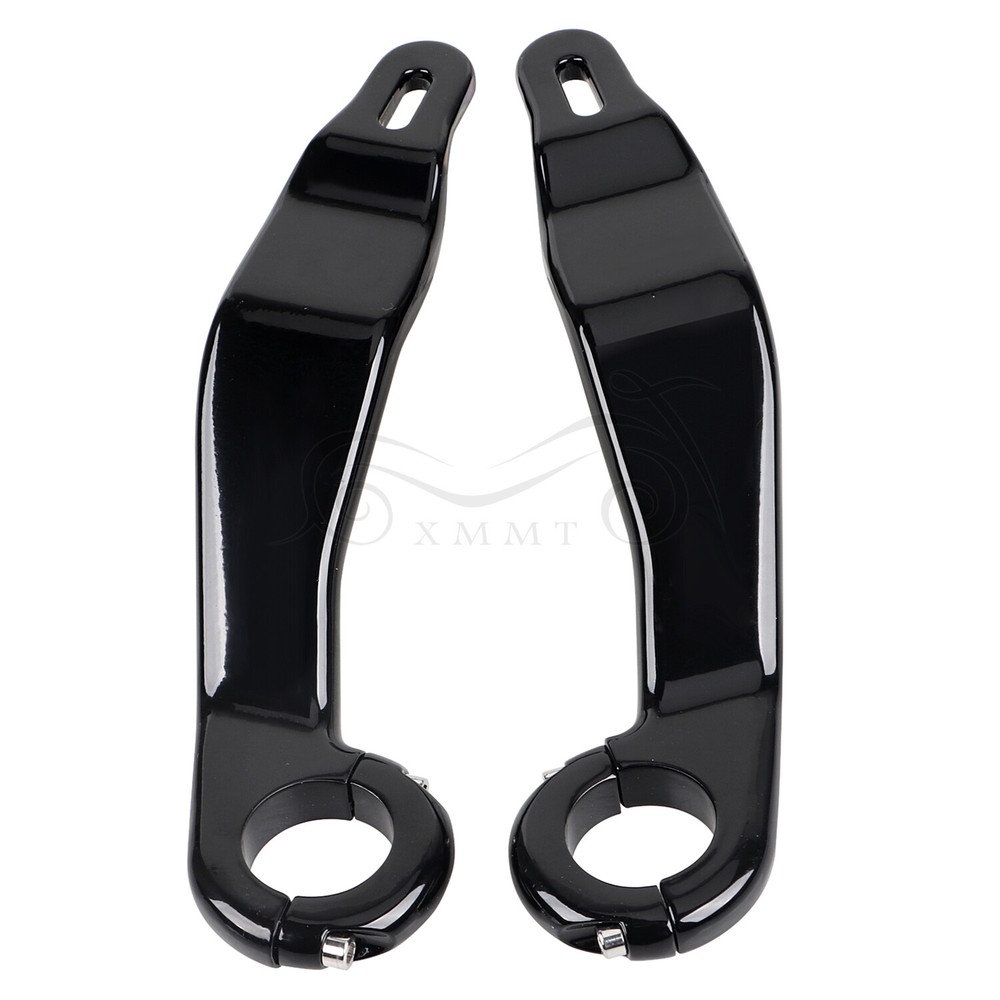 Gloss Black Front Fairing Support Bracket Mount Kit For Harley Road Glide FLTRXS