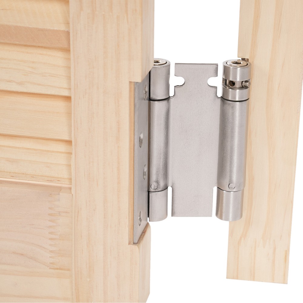 Wall-Mounted Double Half Door Double-hinged Café Door With Hinges