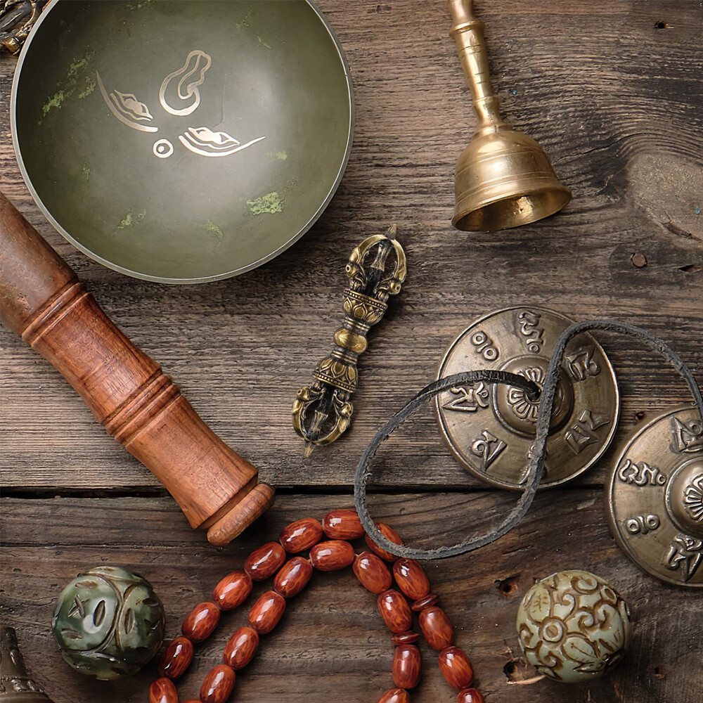 Tibetan Buddhism Dorje Vajra Phurba: Brass Amulet Handmade Nepal Collectibles