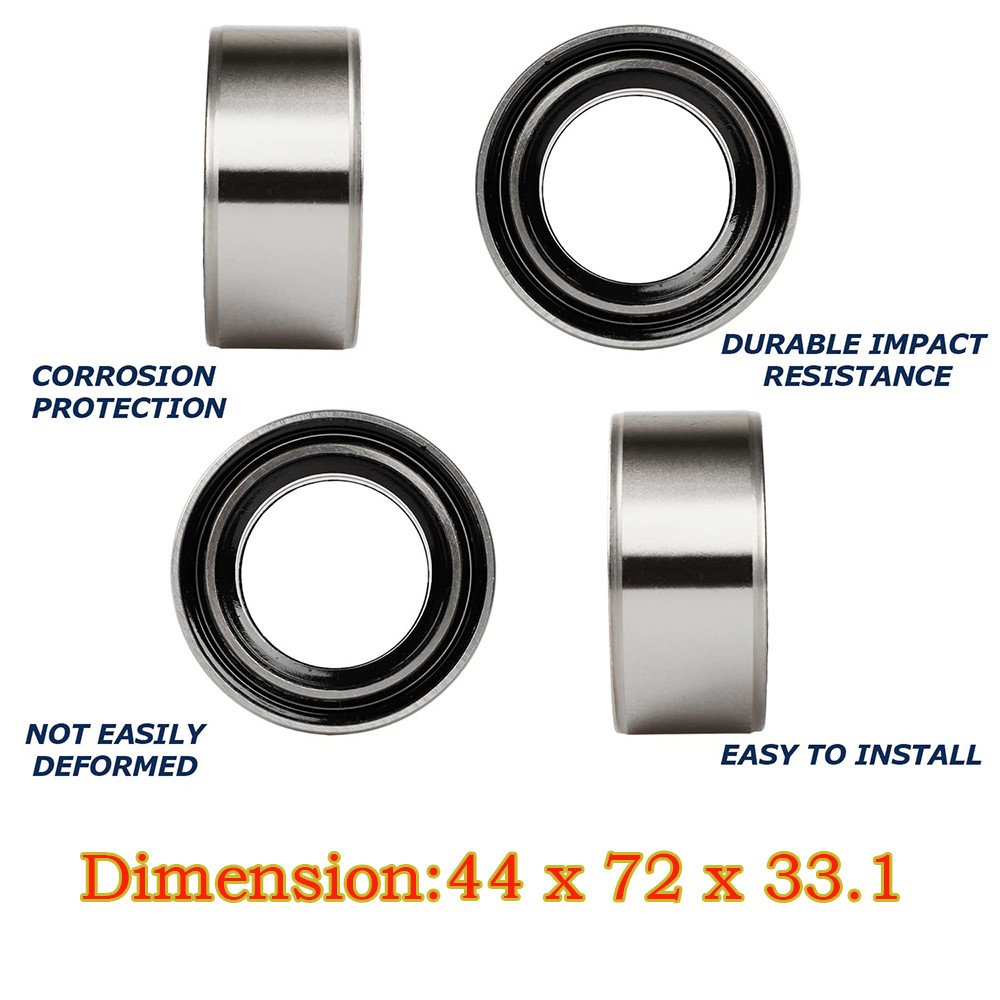 For Polaris RZR 1000 XP (2) Front + (2) Rear Wheel Bearings Kit 3514822 3514699