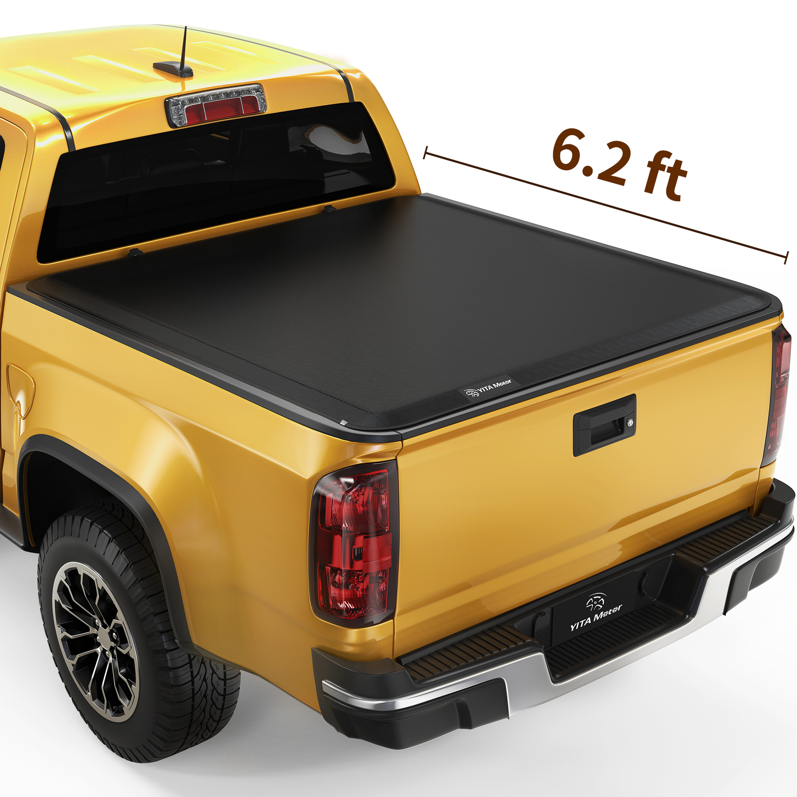 6.2 ft Bed Soft Roll Up Tonneau Cover for 2015-2022 Chevy Colorado / GMC Canyon