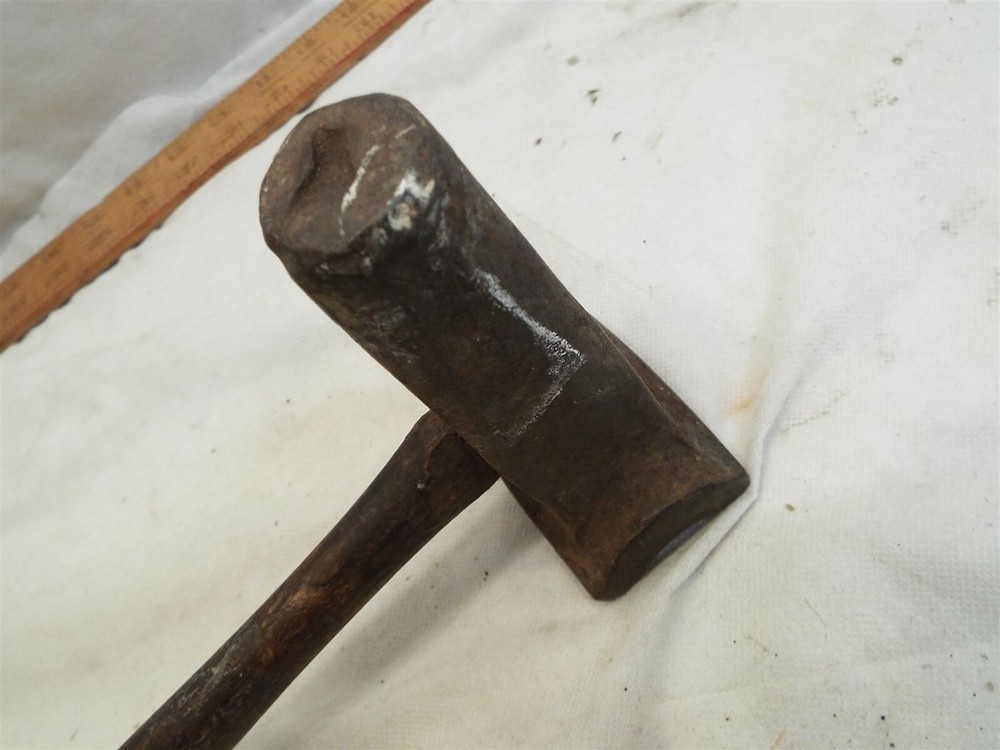 Antique Blacksmith Rounding Forming Hammer Forging Tool Sledge Forge Swage Round
