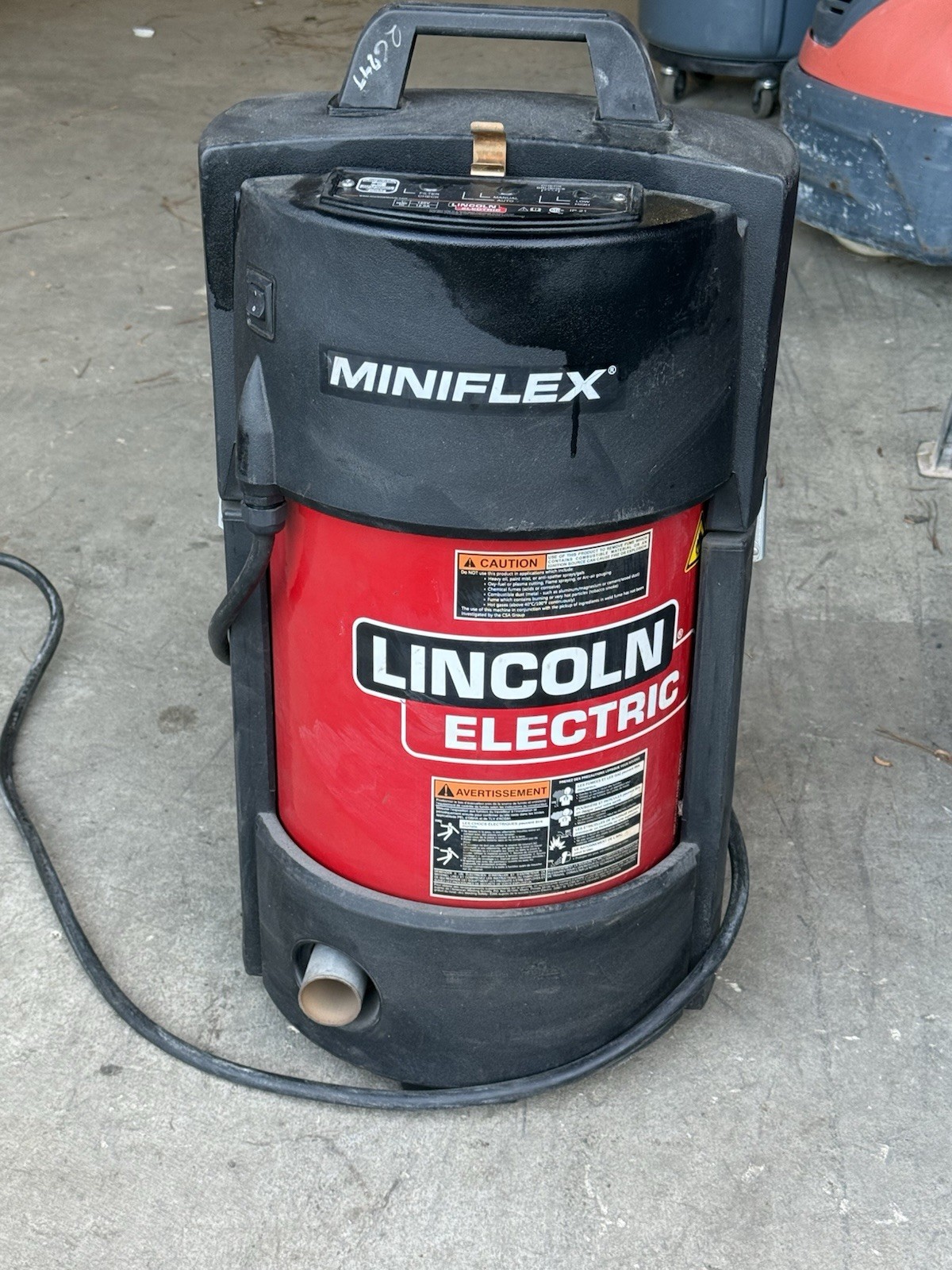 Lincoln Electric Miniflex Portable Welding Fume Extractor 120V Very Clean Filter