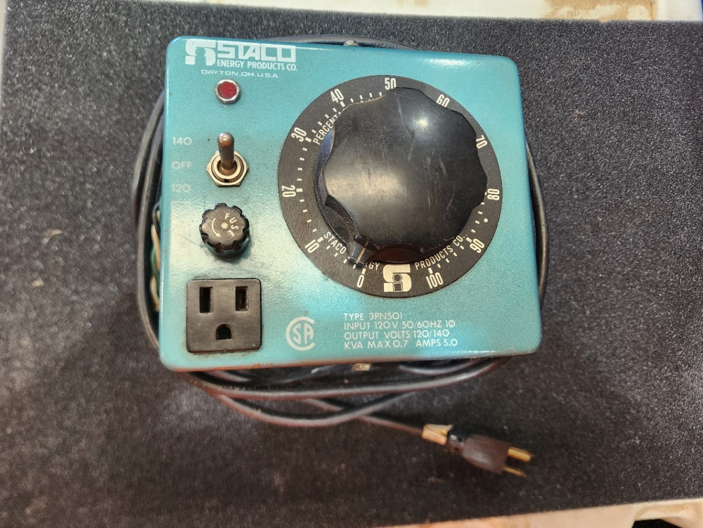 STACO 3PN501 VARIAC