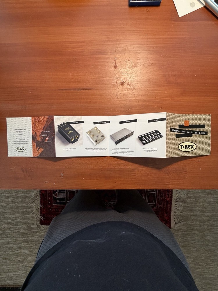 T. Rex Engineering Replica Echo Delay Effects Pedal Free USA Ship