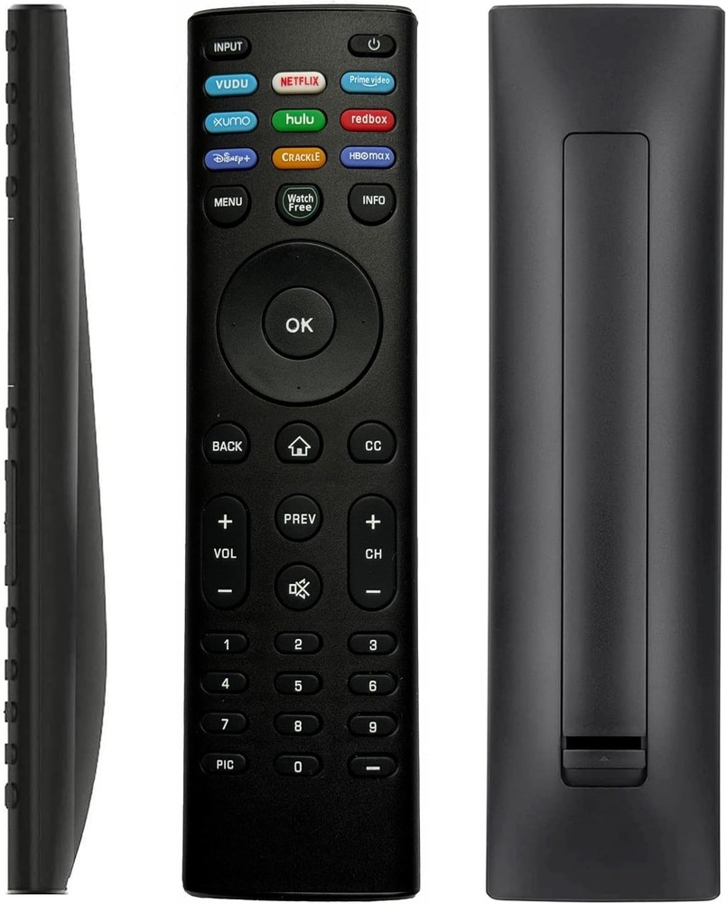 Universal Replacement for Vizio Smart TV Remote Control, Black