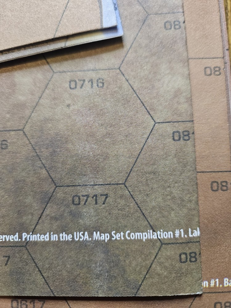 Classic Battletech 2003 Map Set Compilation #1 - 22 Total Maps (Missing Two) VG