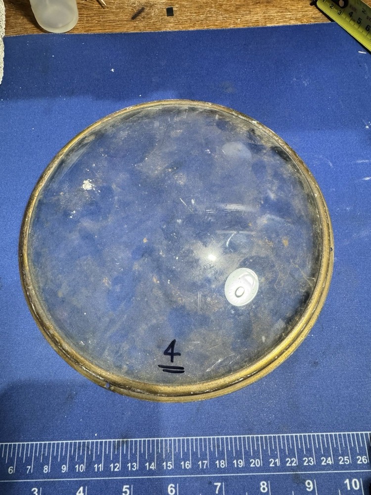 Convex Glass With Brass Bezel Barometer