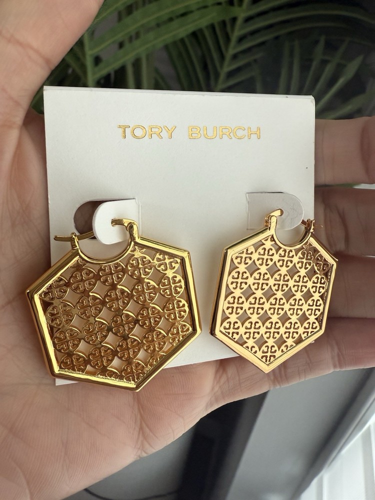 Tory Burch Logo Earrings