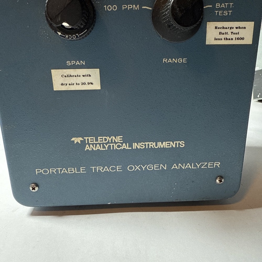Teledyne 311-D Portable Trace Oxygen Analyzer