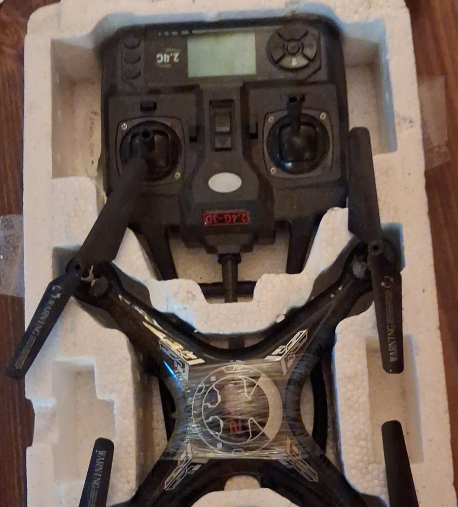 Multi Function Four Axis RC Quadcopter Headless Mode Electric Black Toy Grade