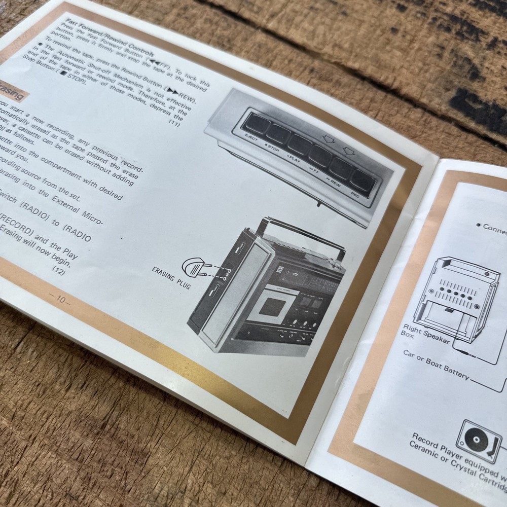 Waltons Celestial Stereo Cassette WP444 Owners Manual