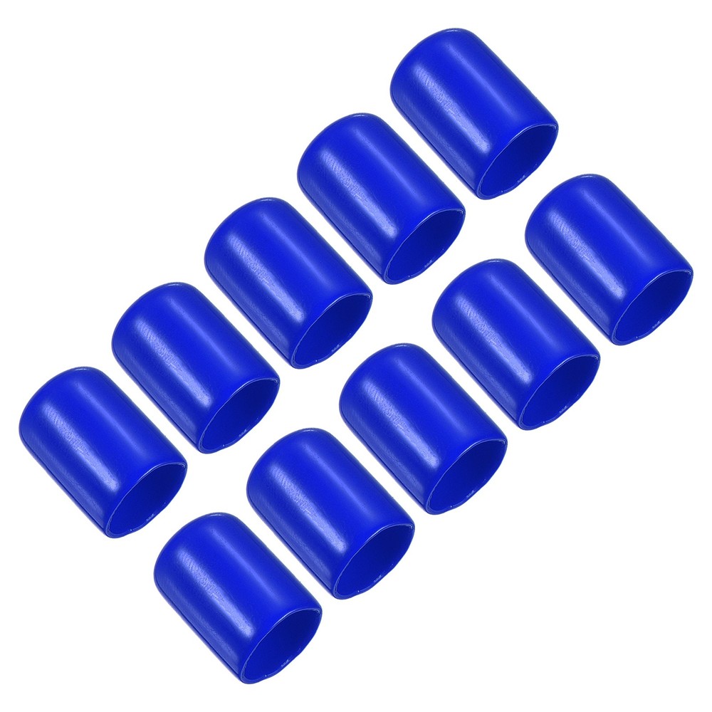 10Pcs 13mm Snooker Pool Tip Cover Billiard Cue Tip Protector Blue