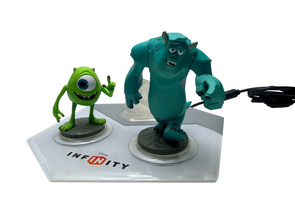 Disney Infinity Figures & Base Set Monsters Inc & Star Wars Characters Bundle