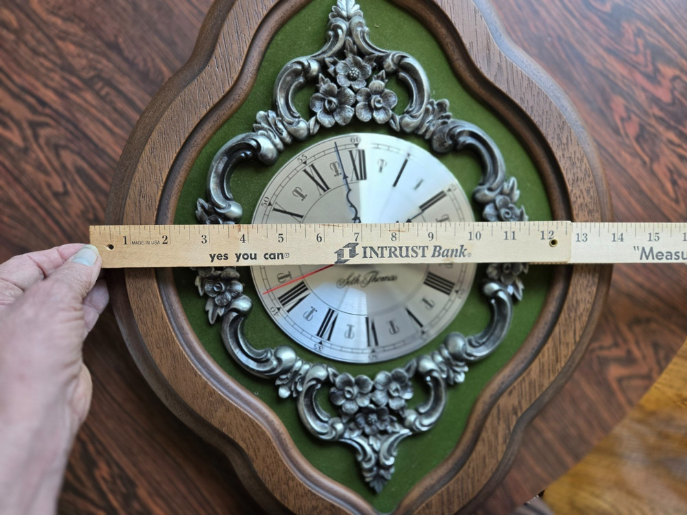 MCM Seth Thomas Baroque Wall Clock #OSSH