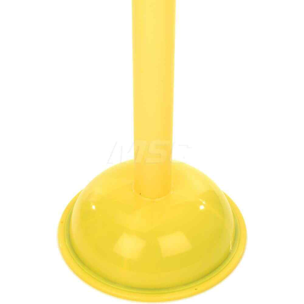 PRO-SAFE 41" Yellow Warning Post Plastic Post