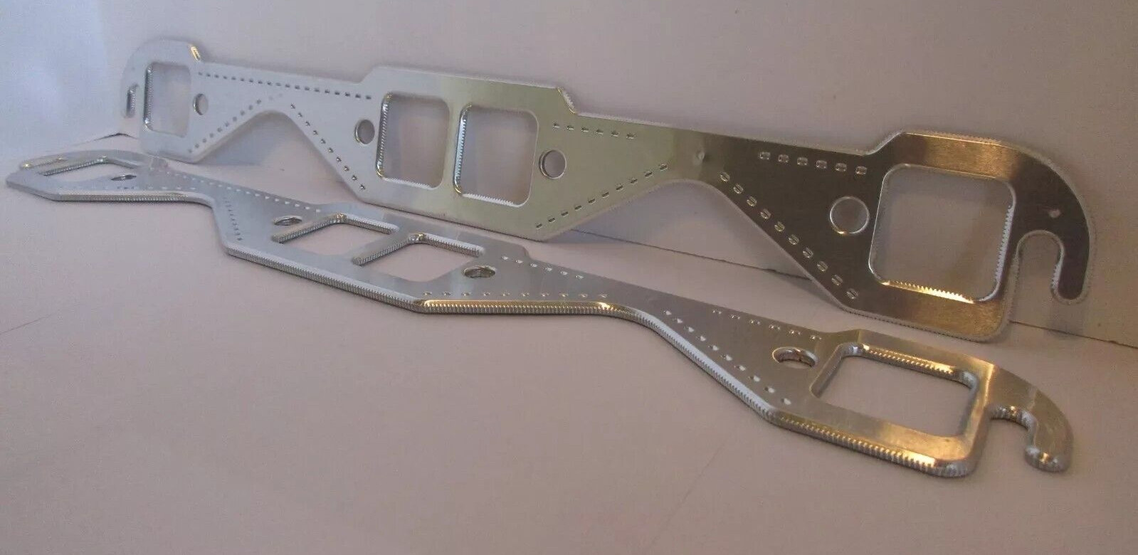 Small Block Chevy Aluminum Square Port Header Exhaust Gaskets Reusable SBC 350