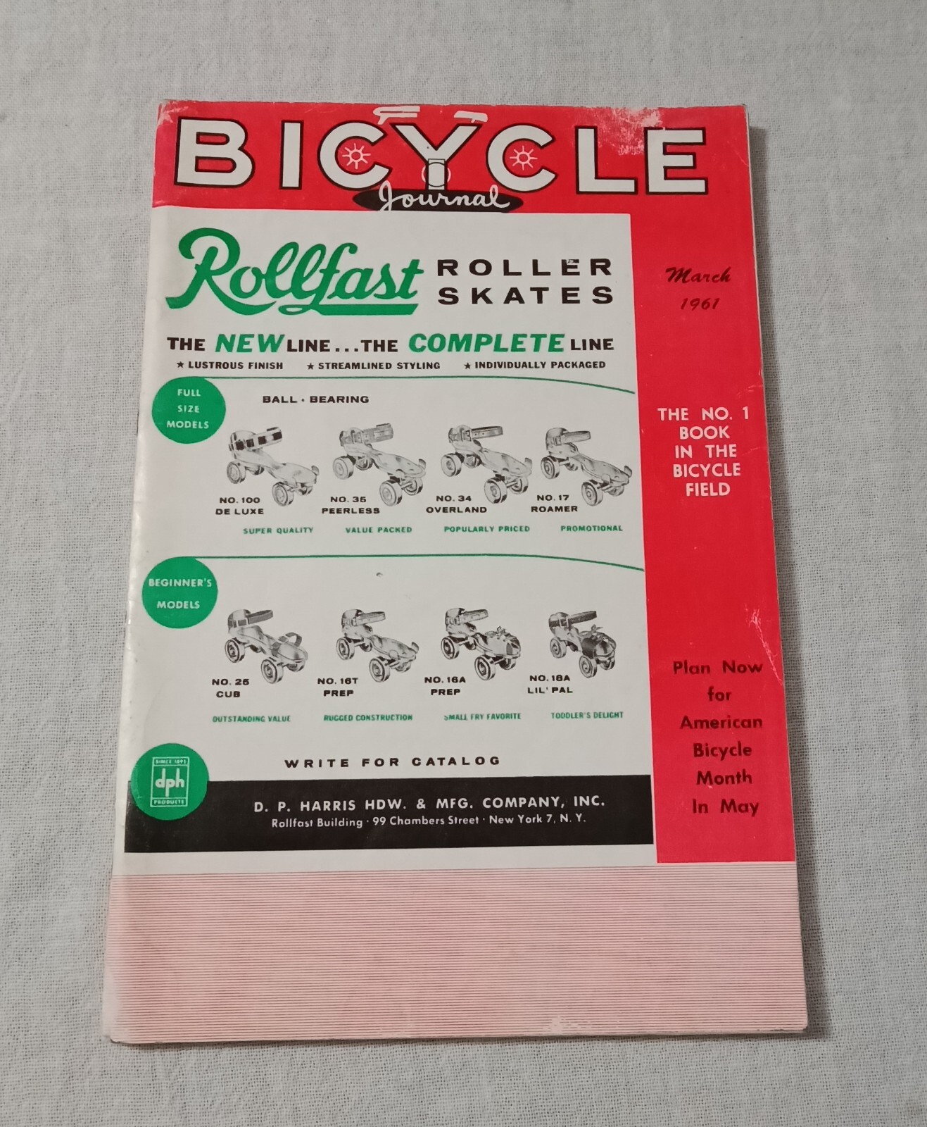 1961 THE BICYCLE JOURNAL TRADE MAGAZINE RARE