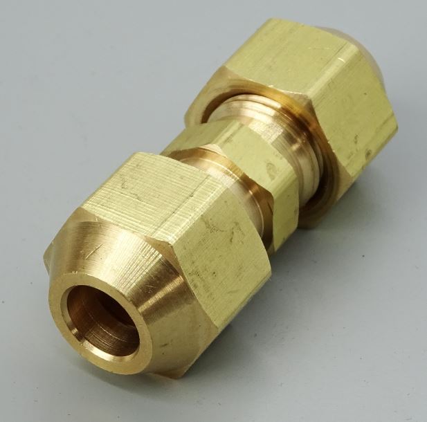 Bördel Coupling Nut Connection Nipple Brass Set For Copper Pipe 12 Mm