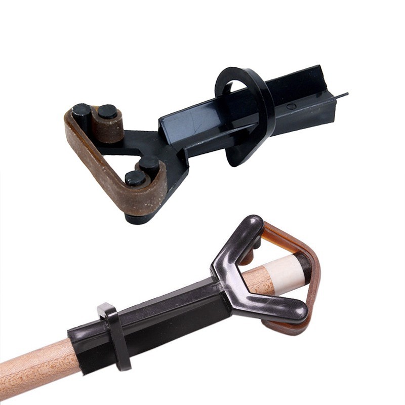 Replacement Pool tip clamp Billiard Cue Fastener Tool Accessories Black Plastic