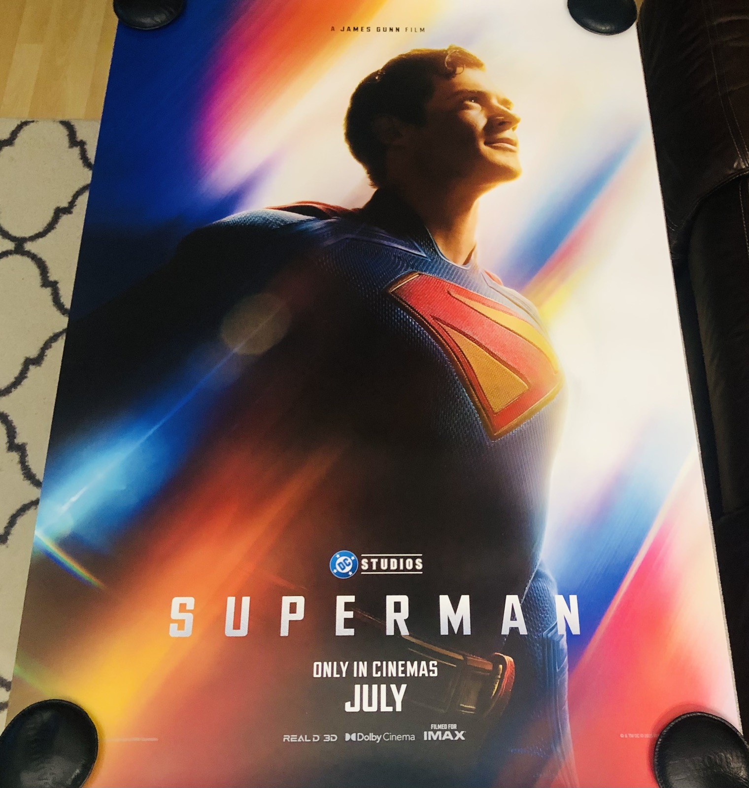 SUPERMAN Original DS Double Sided 27x40 Movie Poster 2025 Version C MINT