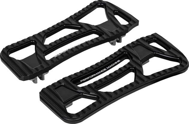 Performance Machine Drifter Driver Floorboards Black Ops #0036-1025-SMB