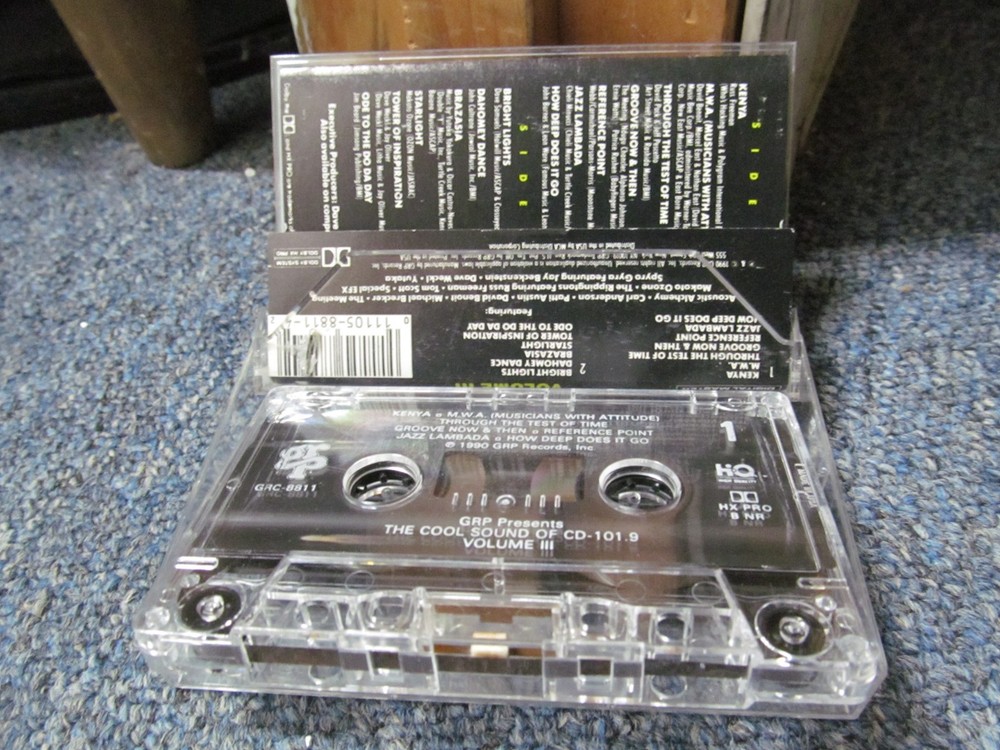 GRP Presents - CD/101.9 Volume III Cassette UNTESTED / AS-IS - For Insert & Case