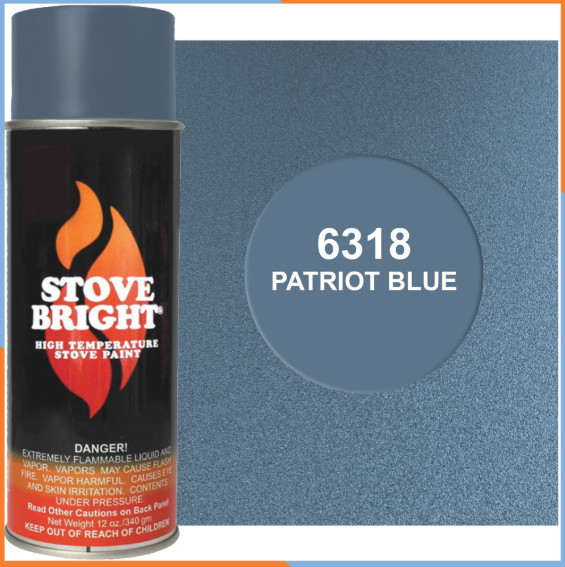 Stove Bright High Temperature Stove, Chimney & Fireplace Paint 12oz. Aerosol Can