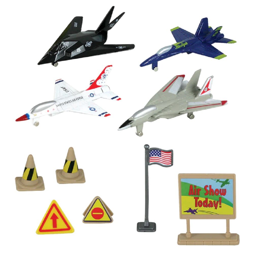 Modern Fighter Planes Backpack Playset - WT-BPM1