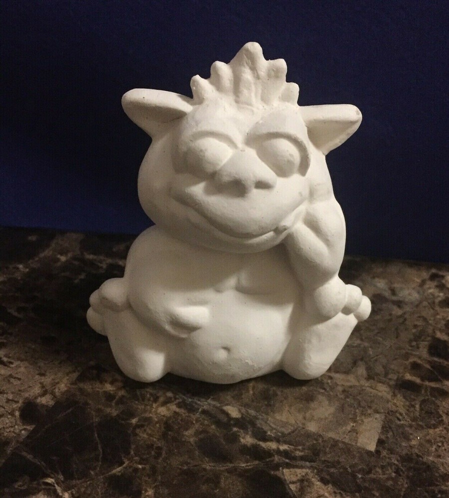 Ceramic Bisque 3” Monster Figure Ready to Paint Pottery